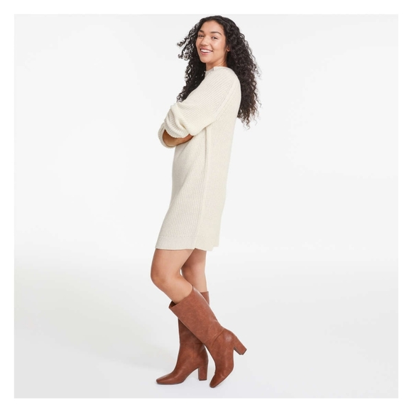 Joe Fresh Cream Sweater Dress - Picture 4 of 4
